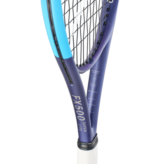 Raquete Ténis Dunlop FX500 SUPER LITE 2026, detalhe estrutura central, sem fundo