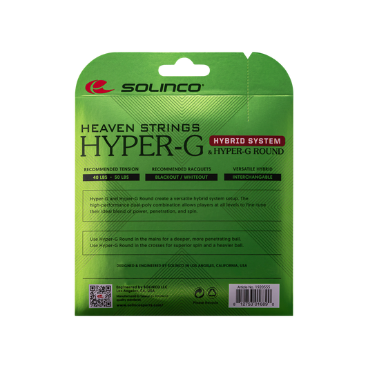 Set de corda Solinco Hybrid Hyper-G Round + Hyper-G