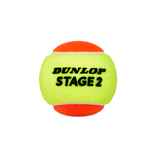 Bolas Ténis Dunlop Stage 2 Laranja (Pack 3)