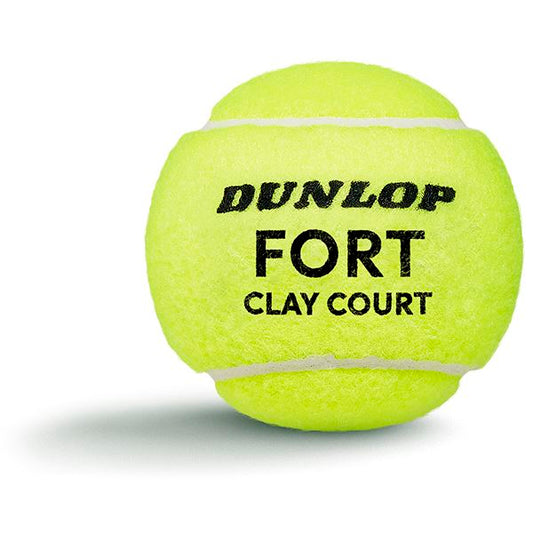 Bolas Ténis Dunlop Fort Clay Court (Tubo 4un)