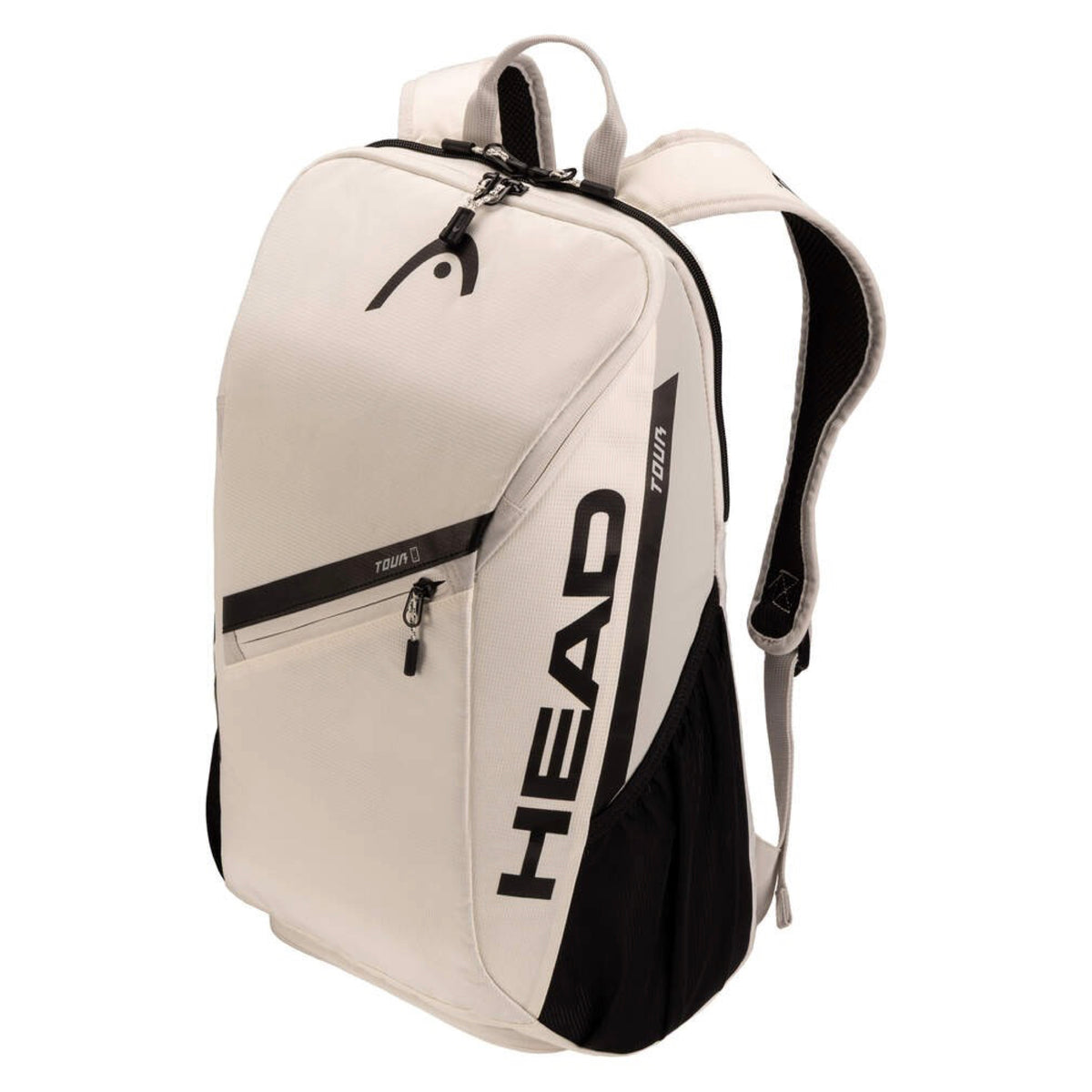 Mochila Ténis HEAD Tour 25L Branca - vista frontal mostrando design premium branco com compartimento para 2 raquetes e calçado