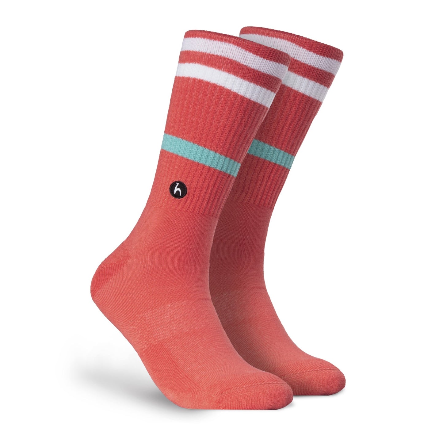 Meias Futah Stripes Coral