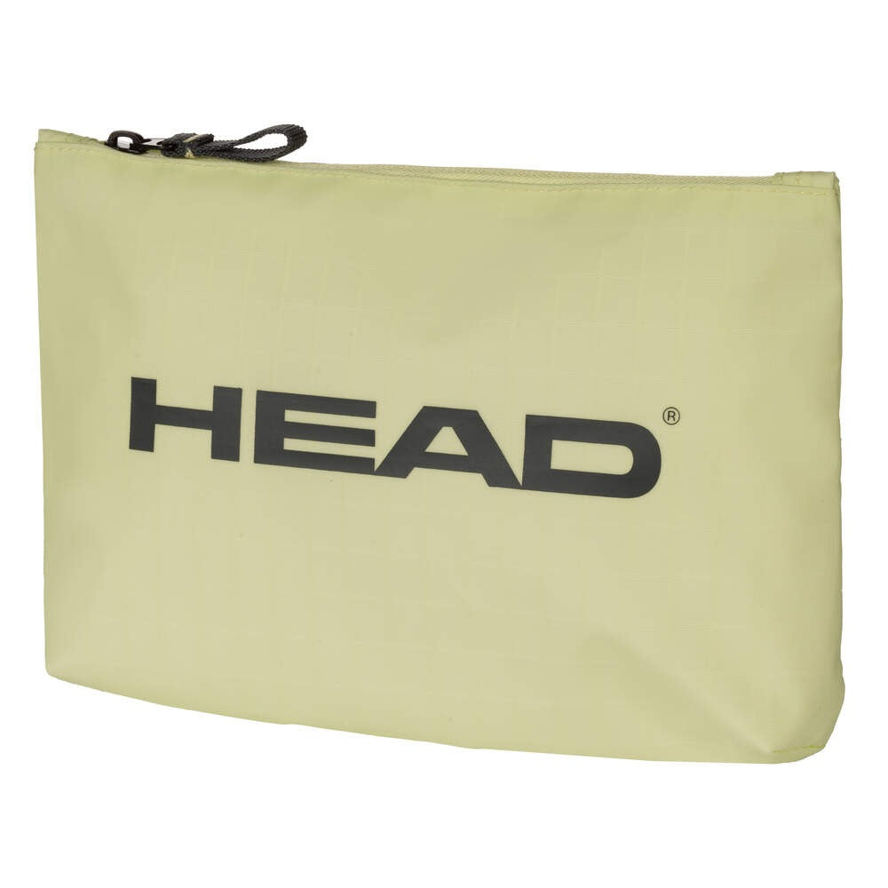 Bolsa HEAD Pro Acessórios Liquid Lime Antracite - bolsa compacta com fecho para grips, chaves e objetos pessoais