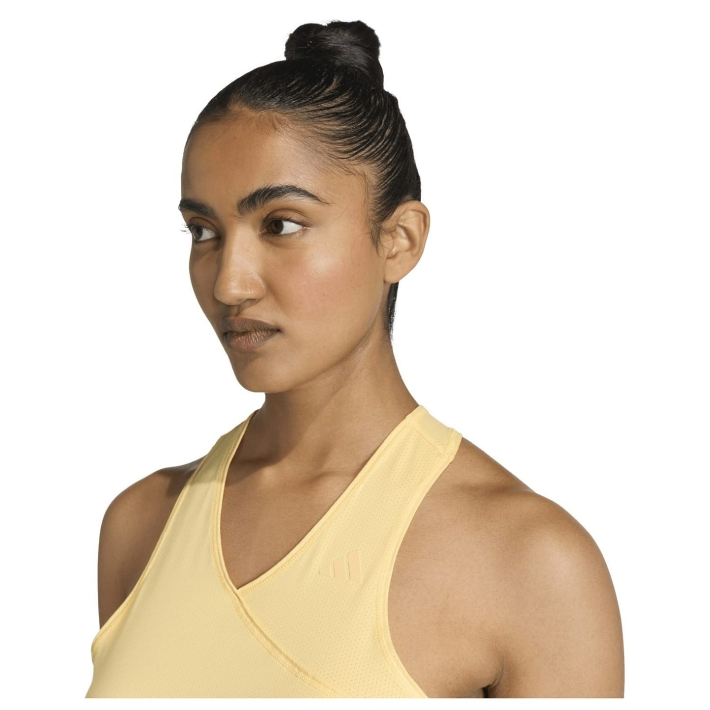 Top de Alças Adidas Club Tennis Amarelo