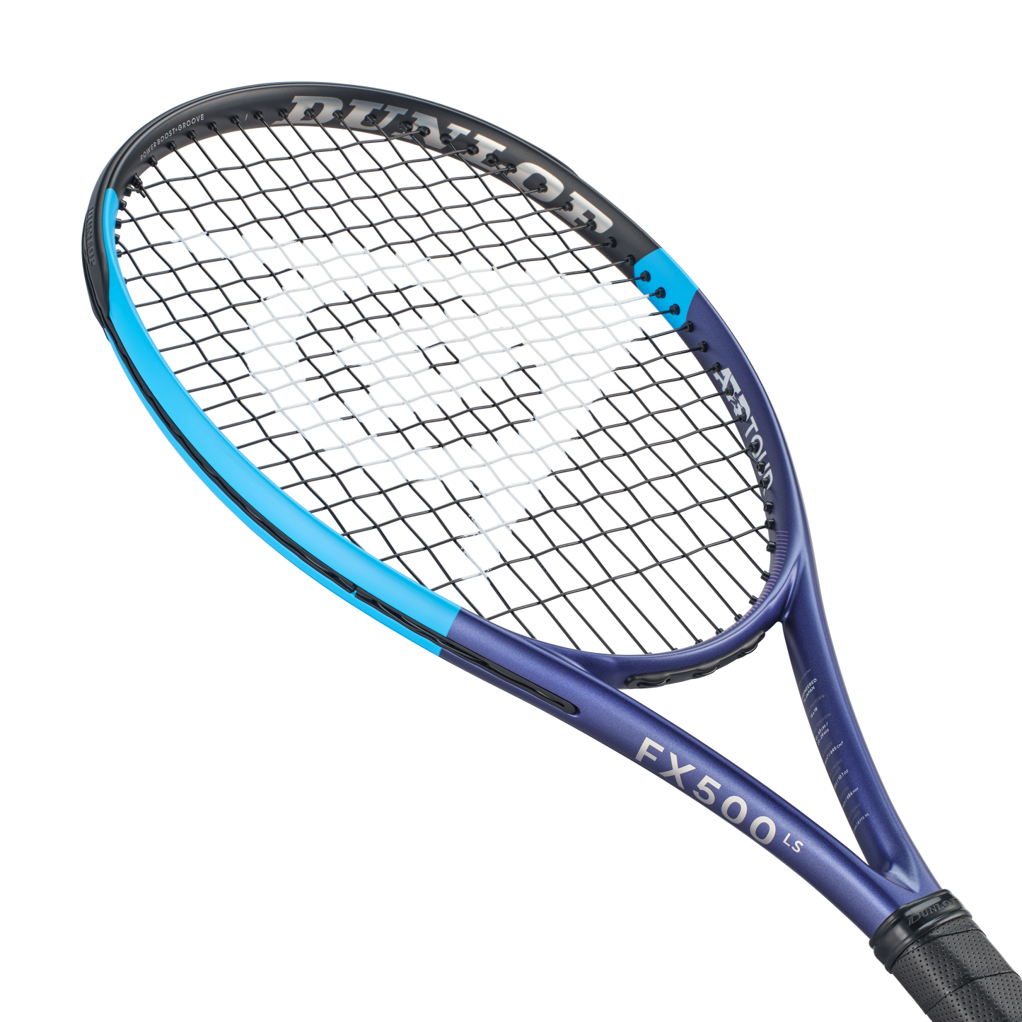 Raquete Ténis Dunlop FX500 LS 2026, inclinação para a esquerda, sem fundo