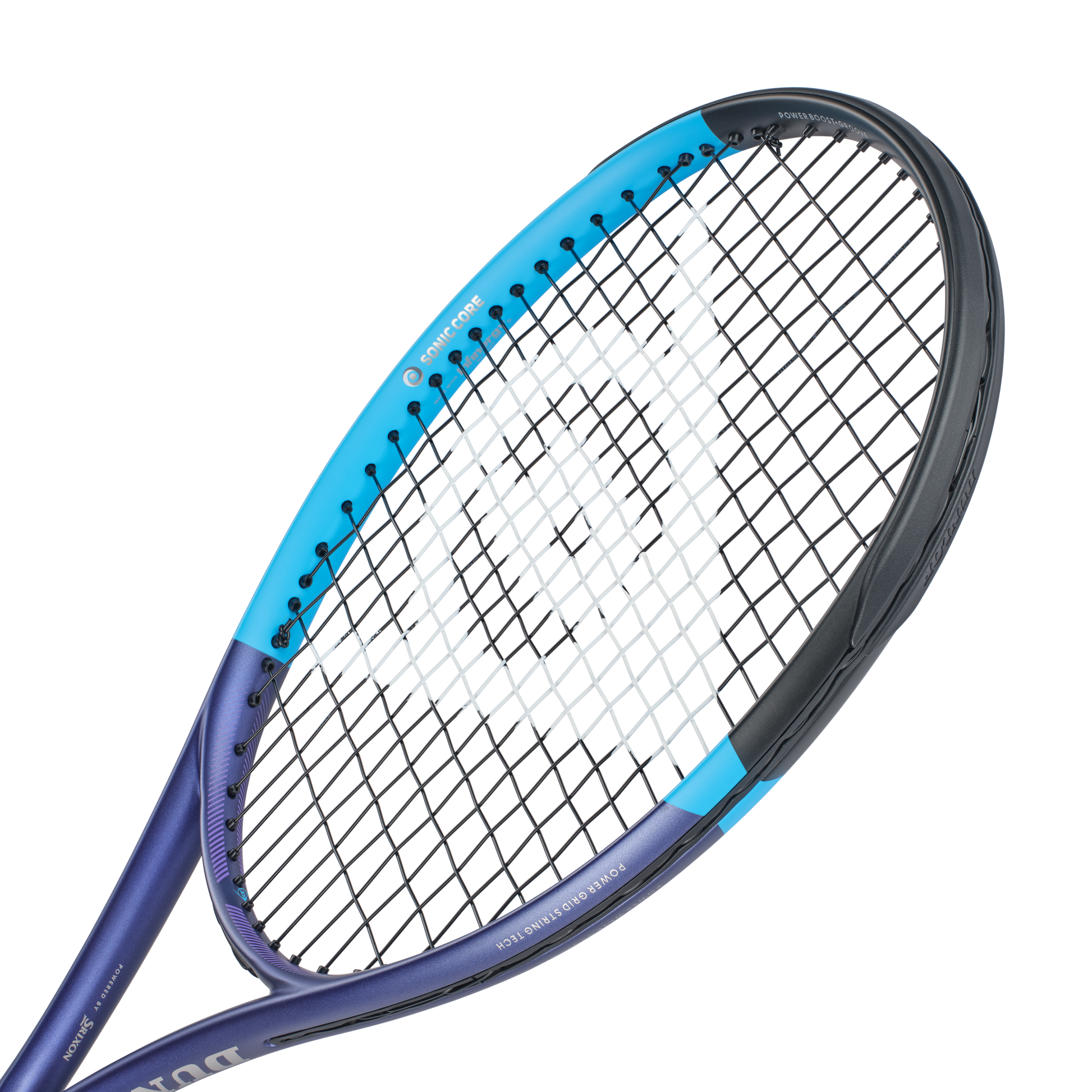 Raquete Ténis Dunlop FX500 LS 2026, inclinação para a direita, sem fundo