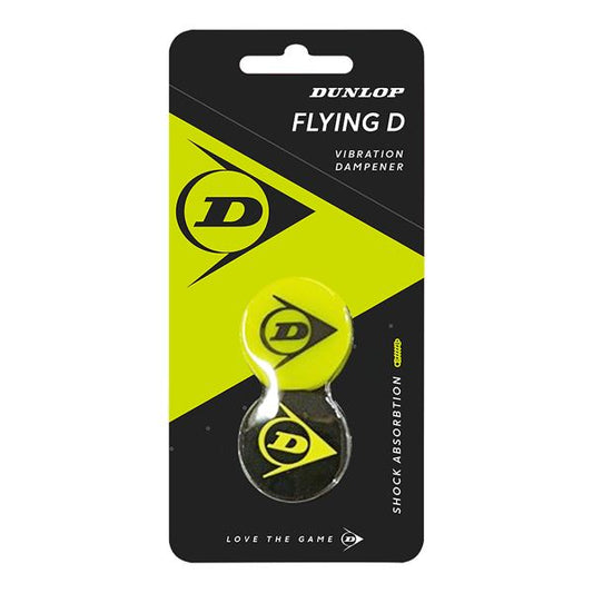 Antivibrador Ténis Dunlop Flying D Amarelo (Pack 2)