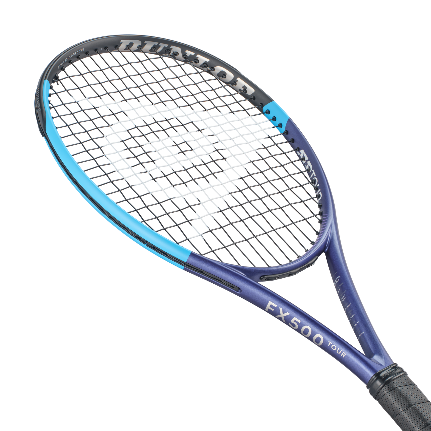 Raquete Ténis Dunlop FX500 TOUR 2026, inclinação para a esquerda sem fundo