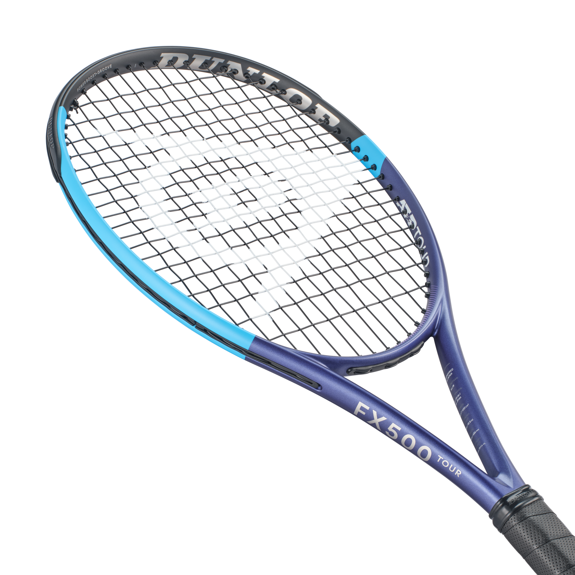 Raquete Ténis Dunlop FX500 TOUR 2026, inclinação para a esquerda sem fundo