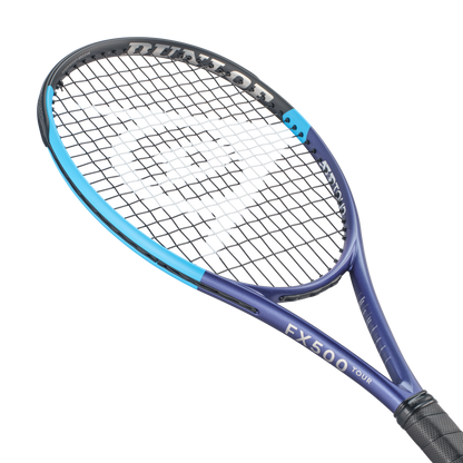 Raquete Ténis Dunlop FX500 TOUR 2026, inclinação para a esquerda sem fundo
