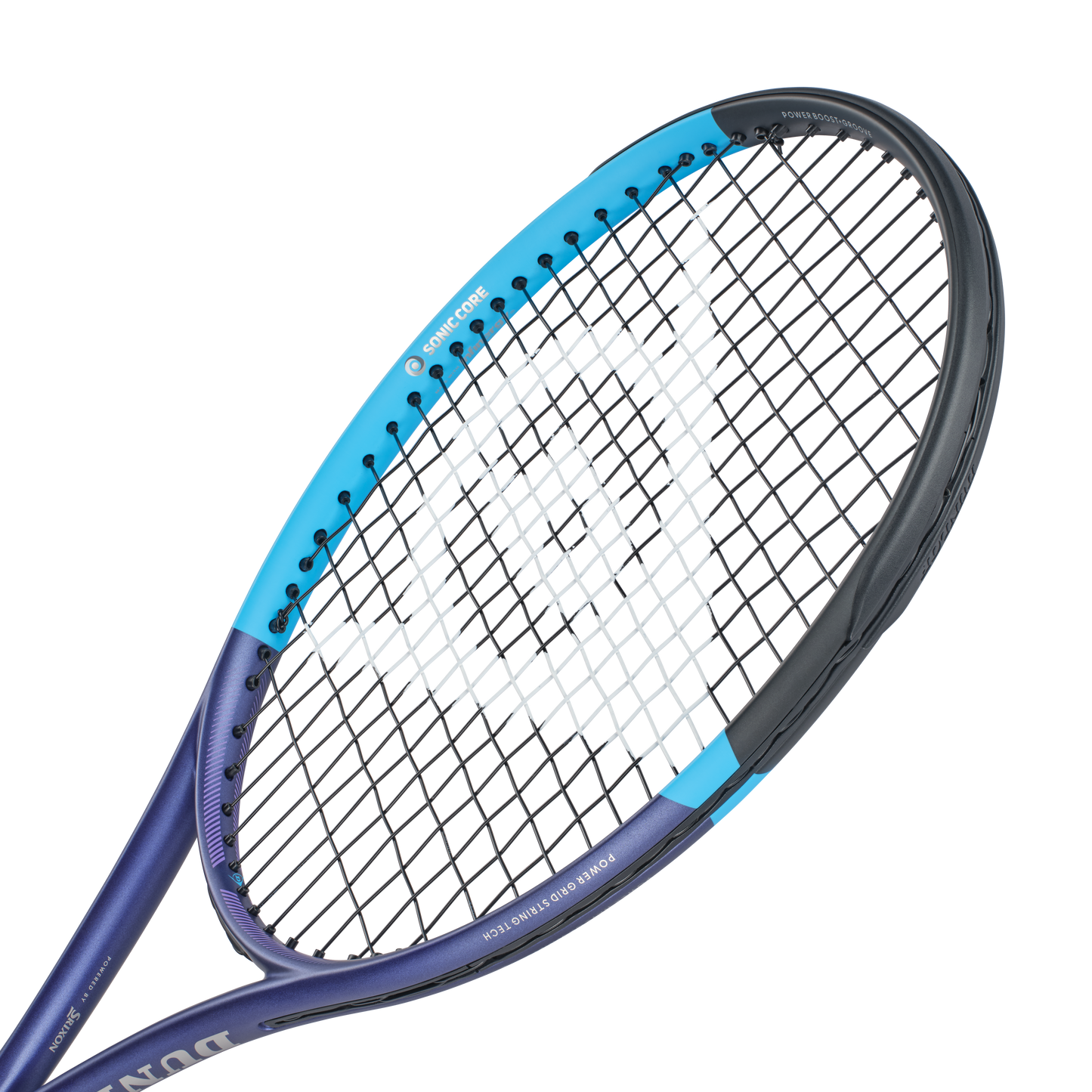 Raquete Ténis Dunlop FX500 2026, inclinação para a direita sem fundo