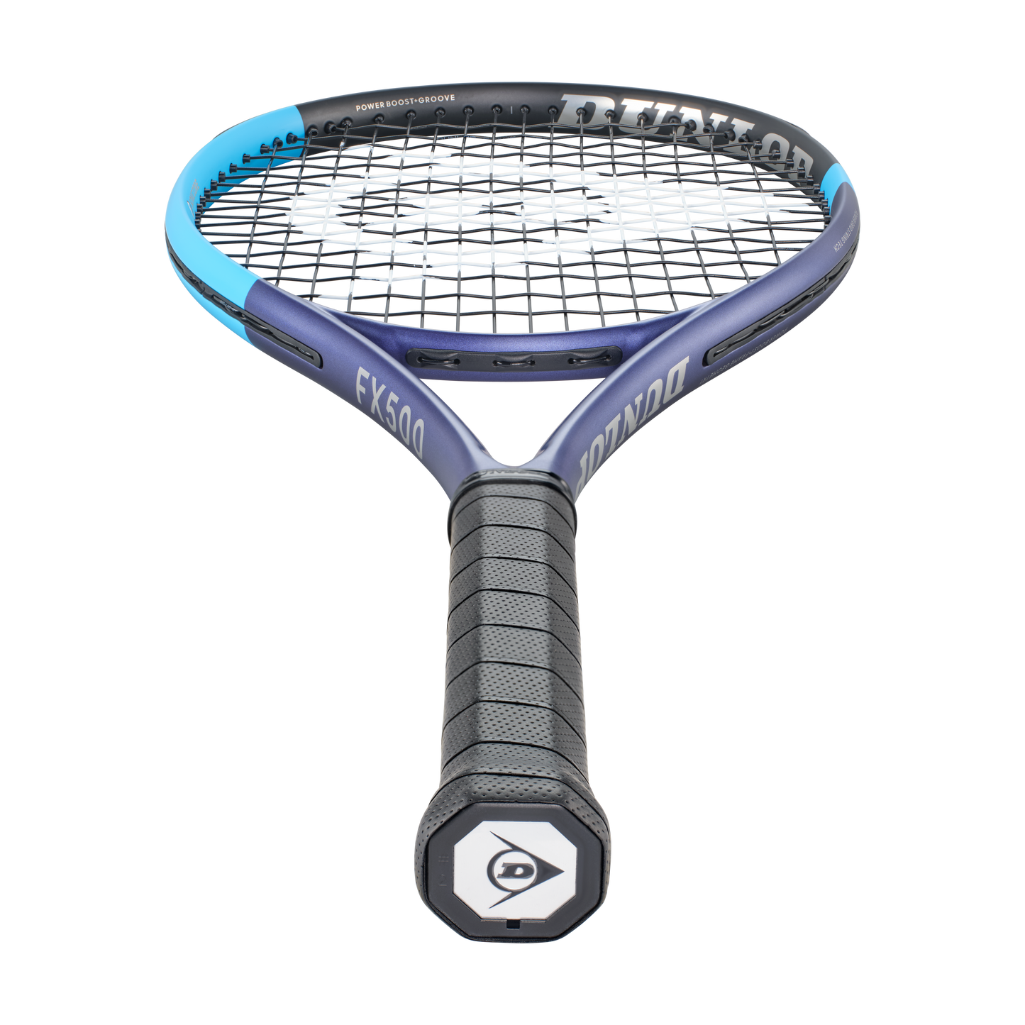 Raquete Ténis Dunlop FX500 2026, detalhe do grip sem fundo