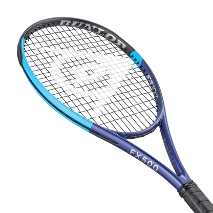 Raquete Ténis Dunlop FX500 2026, posição diagonal sem fundo