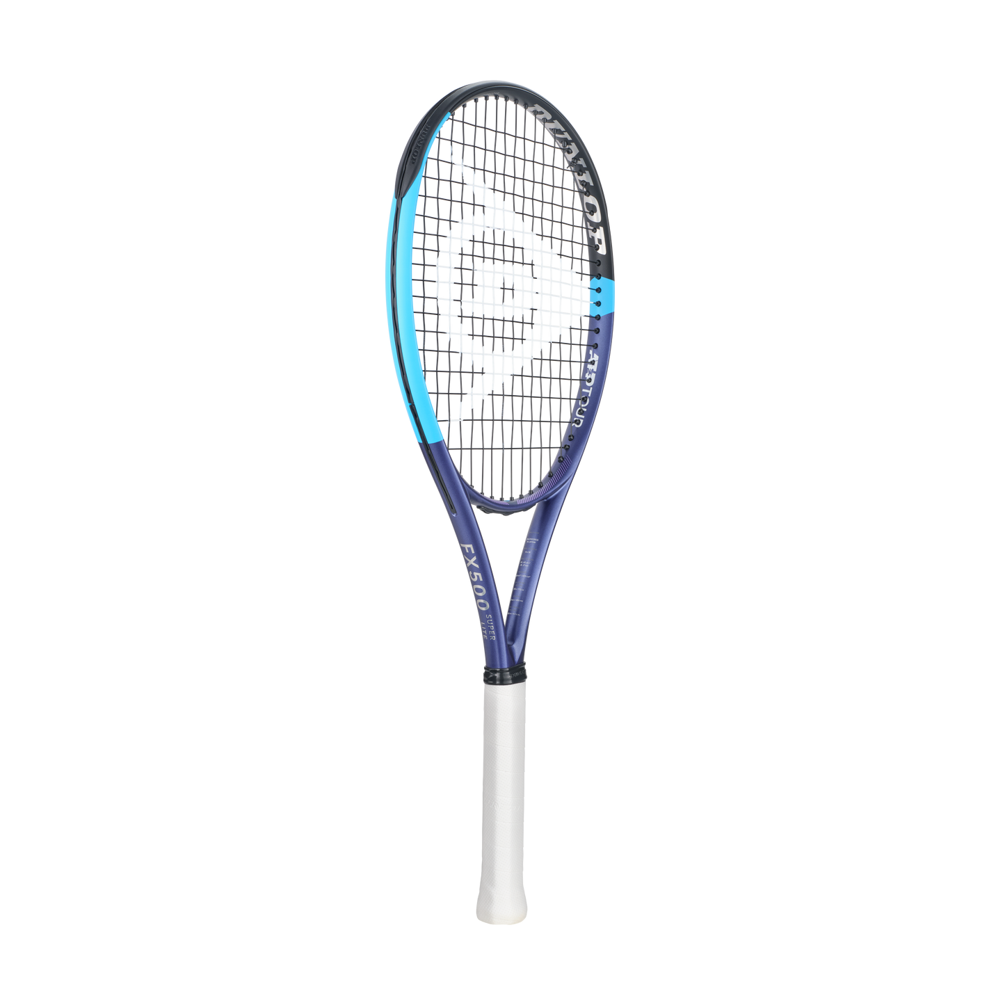 Raquete Ténis Dunlop FX500 SUPER LITE 2026, vista lateral, sem fundo