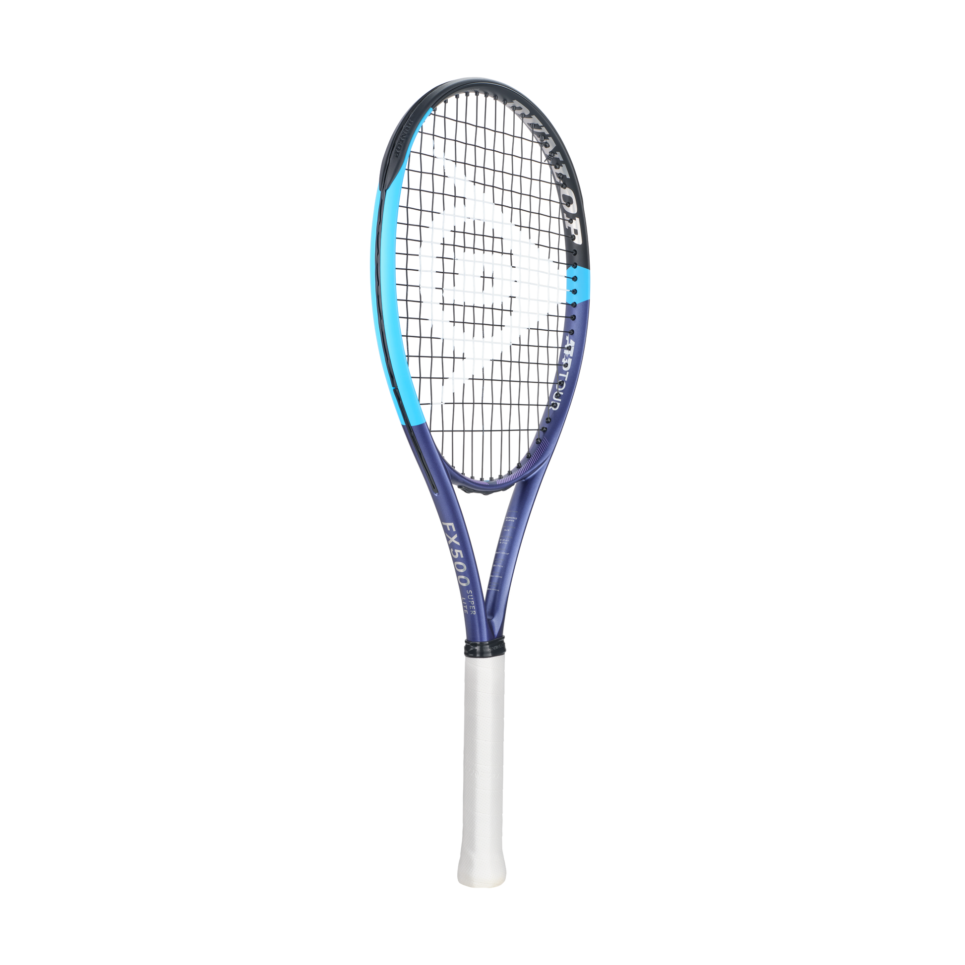 Raquete Ténis Dunlop FX500 SUPER LITE 2026, vista lateral, sem fundo