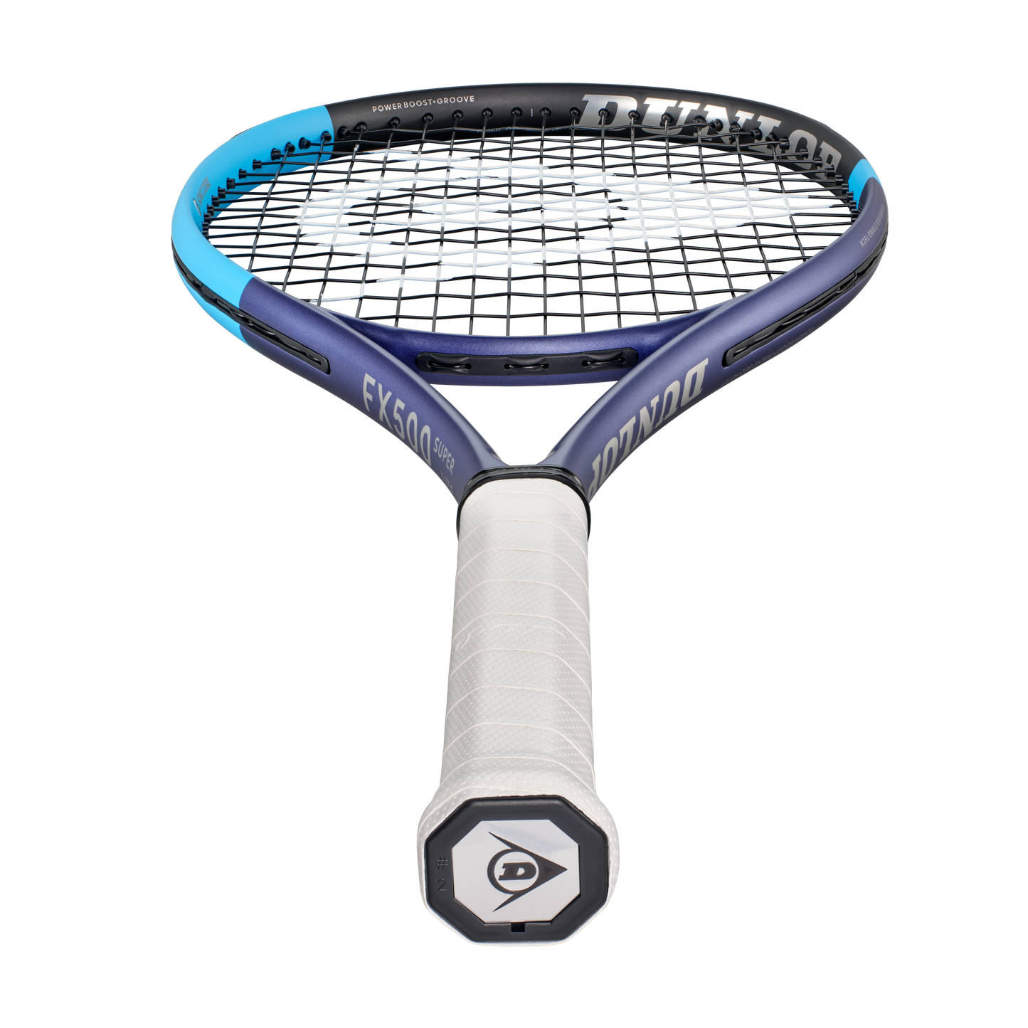 Raquete Ténis Dunlop FX500 SUPER LITE 2026, detalhe grip, sem fundo