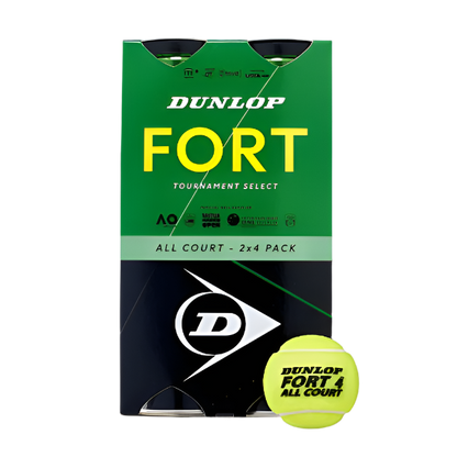 Bolas Ténis Dunlop Fort All Court (Bi-Pack 4)