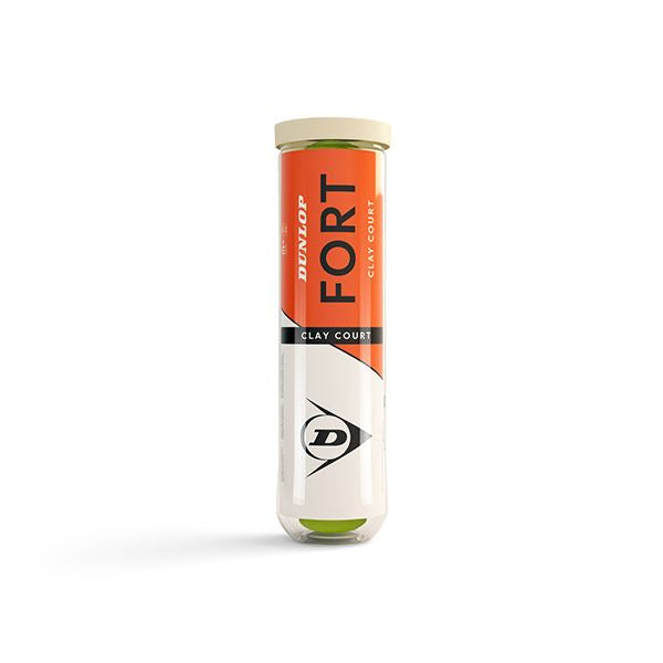 Bolas Ténis Dunlop Fort Clay Court (Tubo 4un)
