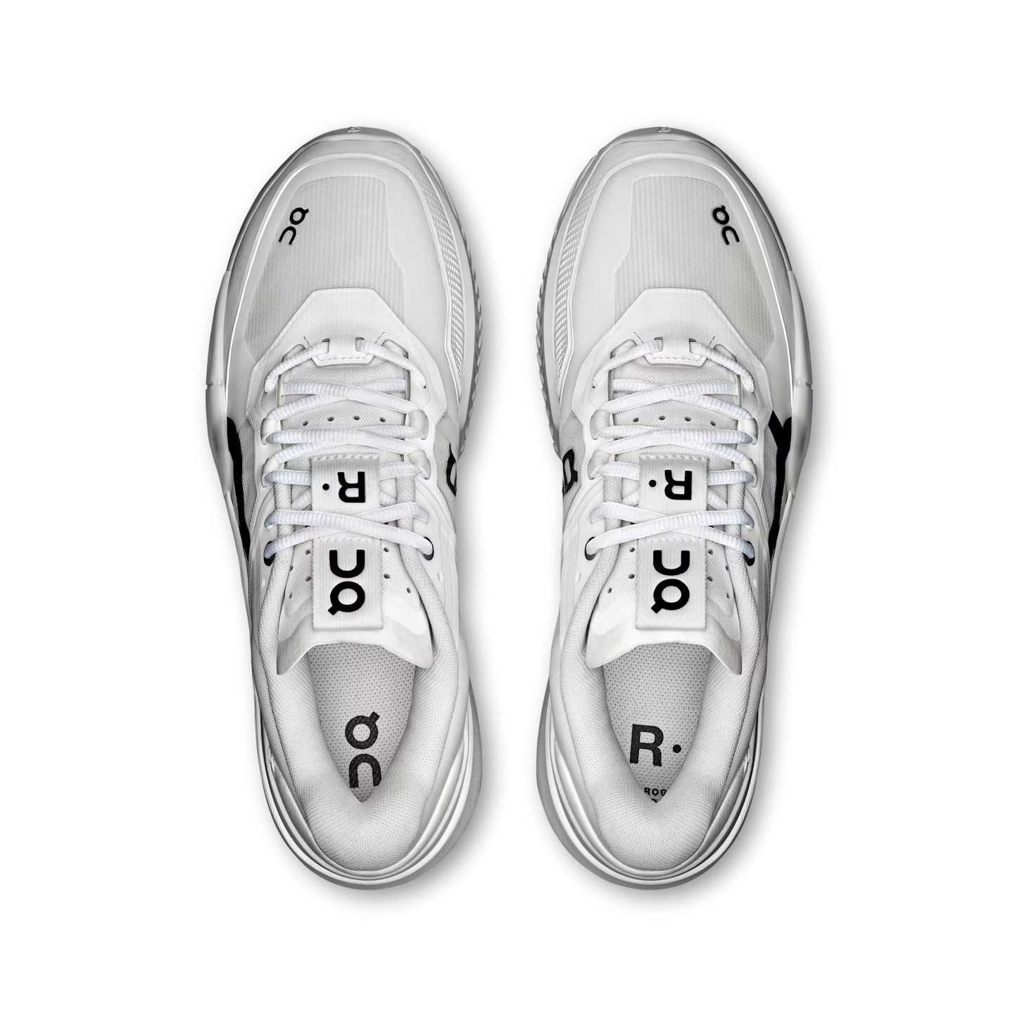 Sapatilhas On THE ROGER Pro 2 - vista superior mostrando malha ultraleve e half-bootie interno