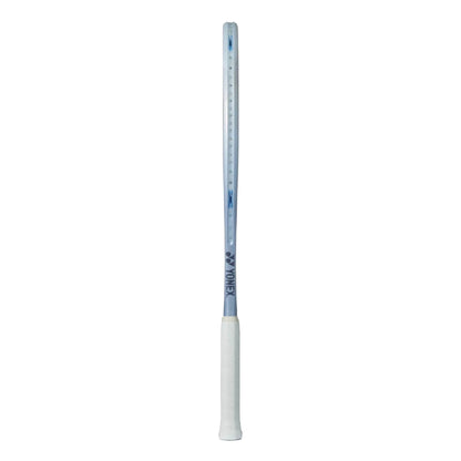 Raquete Yonex MUSE 100L - vista traseira mostrando HM Graphite e branding Yonex