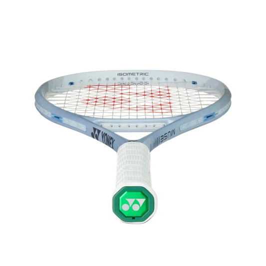 Raquete Yonex MUSE 100L - detalhe do cabo e grip com Energy Flow Shaft