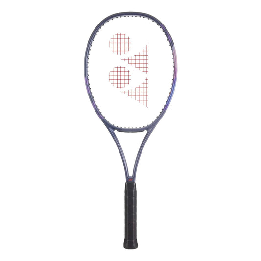 Raquete de ténis Yonex PERCEPT 97 Midnight Navy vista frontal em fundo branco