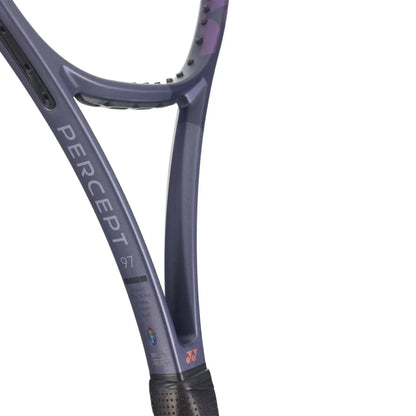 Raquete de ténis Yonex PERCEPT 97 Midnight Navy, detalhe da estrutura central em fundo branco