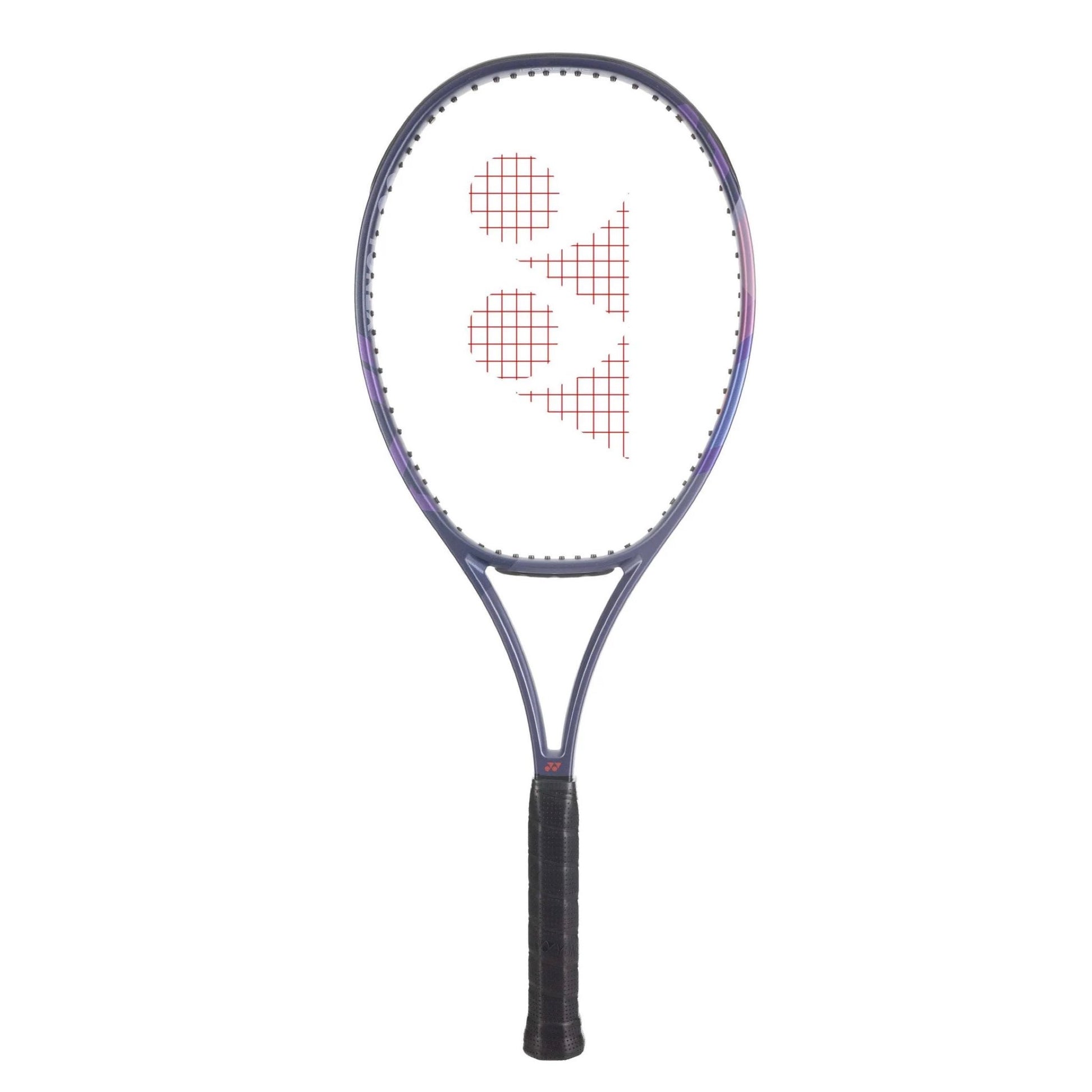 Raquete de ténis Yonex PERCEPT 100 Midnight Navy vista frontal em fundo branco