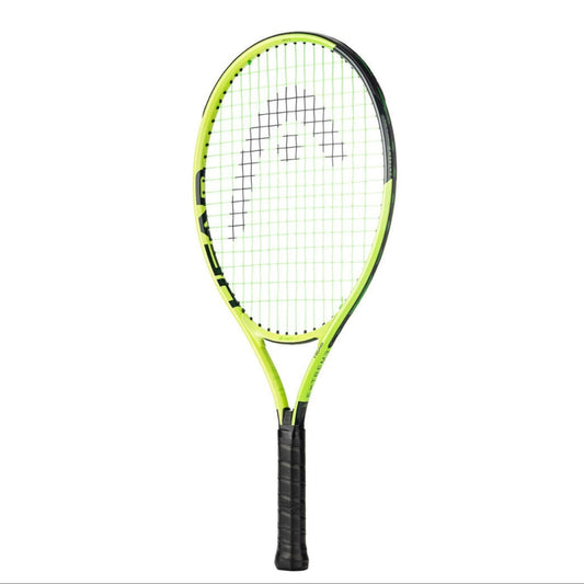 Raquete HEAD Extreme Jr. 23 Junior - vista lateral mostrando estrutura leve em alumínio e grip adaptado para mãos infantis