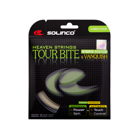 Set de corda Solinco Tour Bite + Vanquish