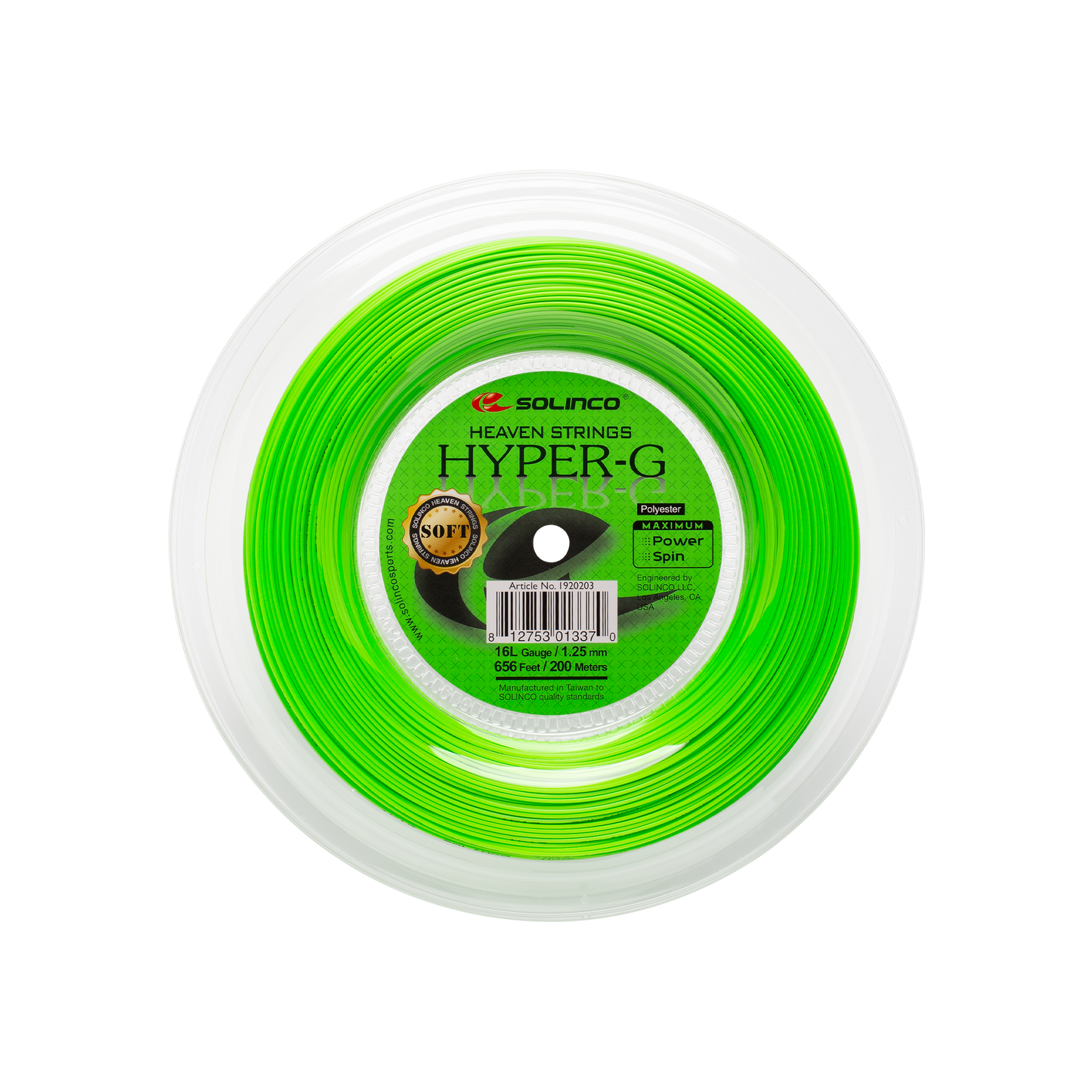 Rolo de corda Solinco Hyper-G Soft