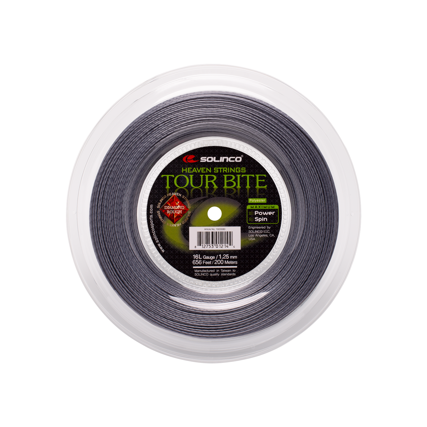 Rolo de corda Solinco Tour Bite Diamond Rough