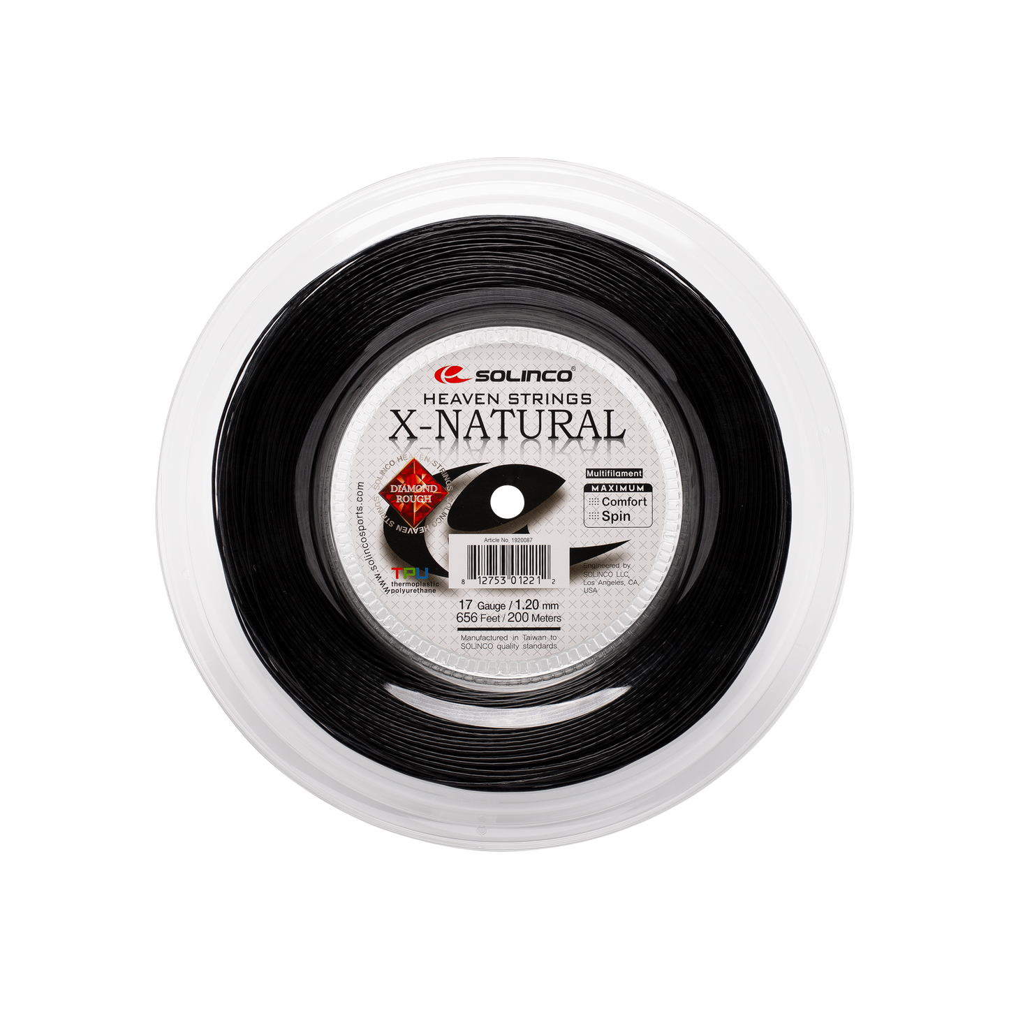 Rolo de corda Solinco X-Natural