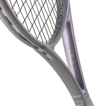 Raquete HEAD Squared - detalhe do perfil mostrando Dual Tube Technology e acabamento mate