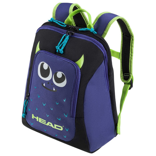 Mochila Ténis Junior HEAD Kids Tour 14L Monster - vista frontal com design colorido para crianças