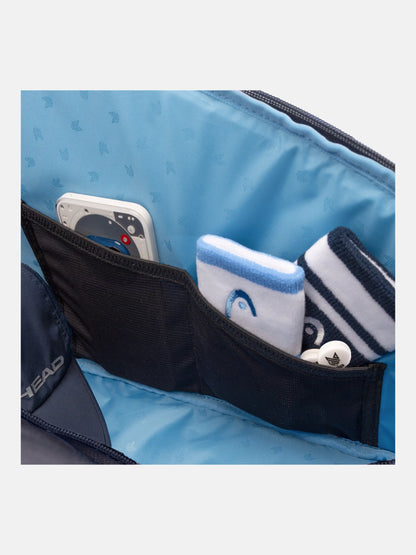 Detalhe do compartimento para acessórios do saco de raquetes HEAD Pro Racquet Bag XL NV.