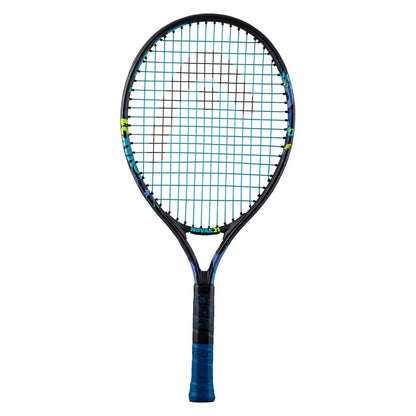 Raquete Ténis Junior HEAD Novak 21 - vista frontal com design colorido inspirado em Novak Djokovic para crianças 4-6 anos
