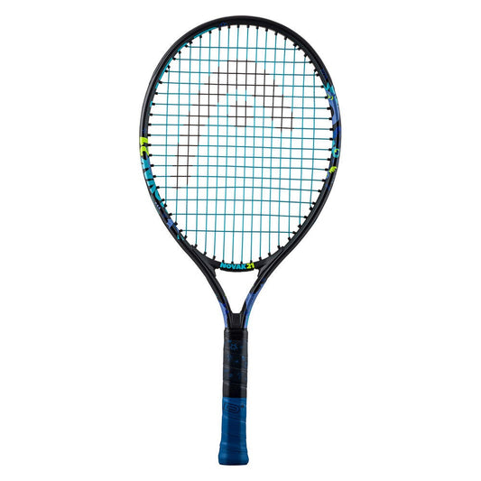 Raquete Ténis Junior HEAD Novak 21 - vista frontal com design colorido inspirado em Novak Djokovic para crianças 4-6 anos