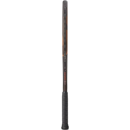 Raquete Yonex EZONE 100 Espresso Brown 2026 - vista lateral mostrando largura do aro e perfil 24,5mm