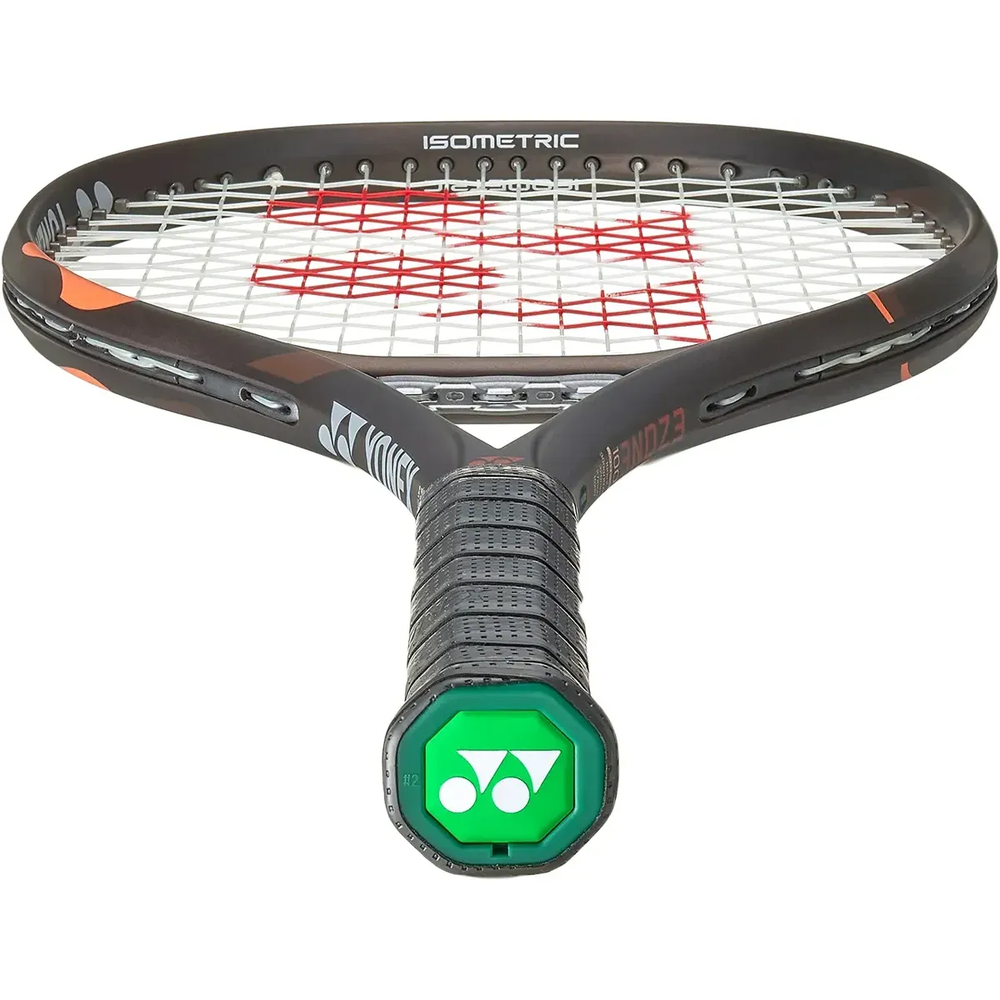 Raquete Yonex EZONE 100 Espresso Brown 2026 - detalhe do grip sintético, disponível em tamanho 2 e 3