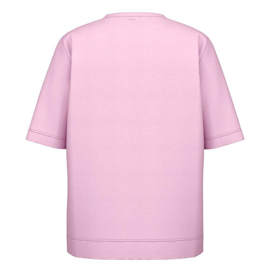 T-Shirt HEAD MOTION Rosa vista de costas, corte largo e design desportivo — HMoraes Pro-Shop