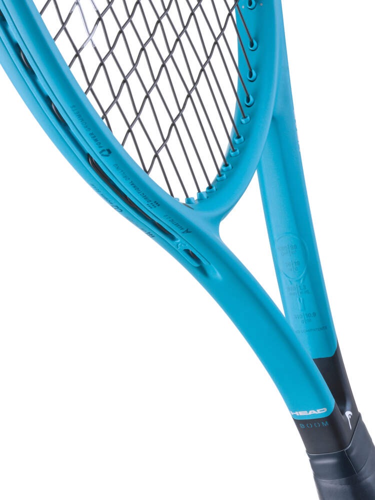 Raquete HEAD Boom PRO 2026 - detalhe do cabo e tecnologias Auxetic 2.0 e Hy-Bor