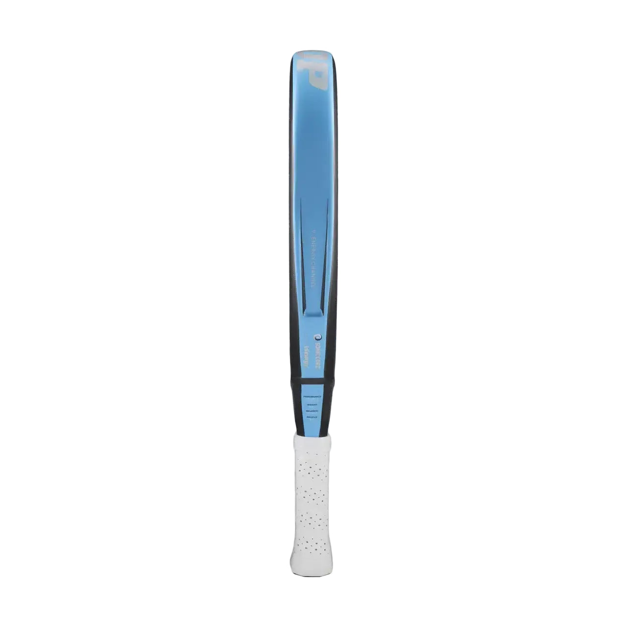 Raquete de padel Dunlop FX LITE 2026 em formato diamante com construção em carbono 12K, vista lateral em fundo branco