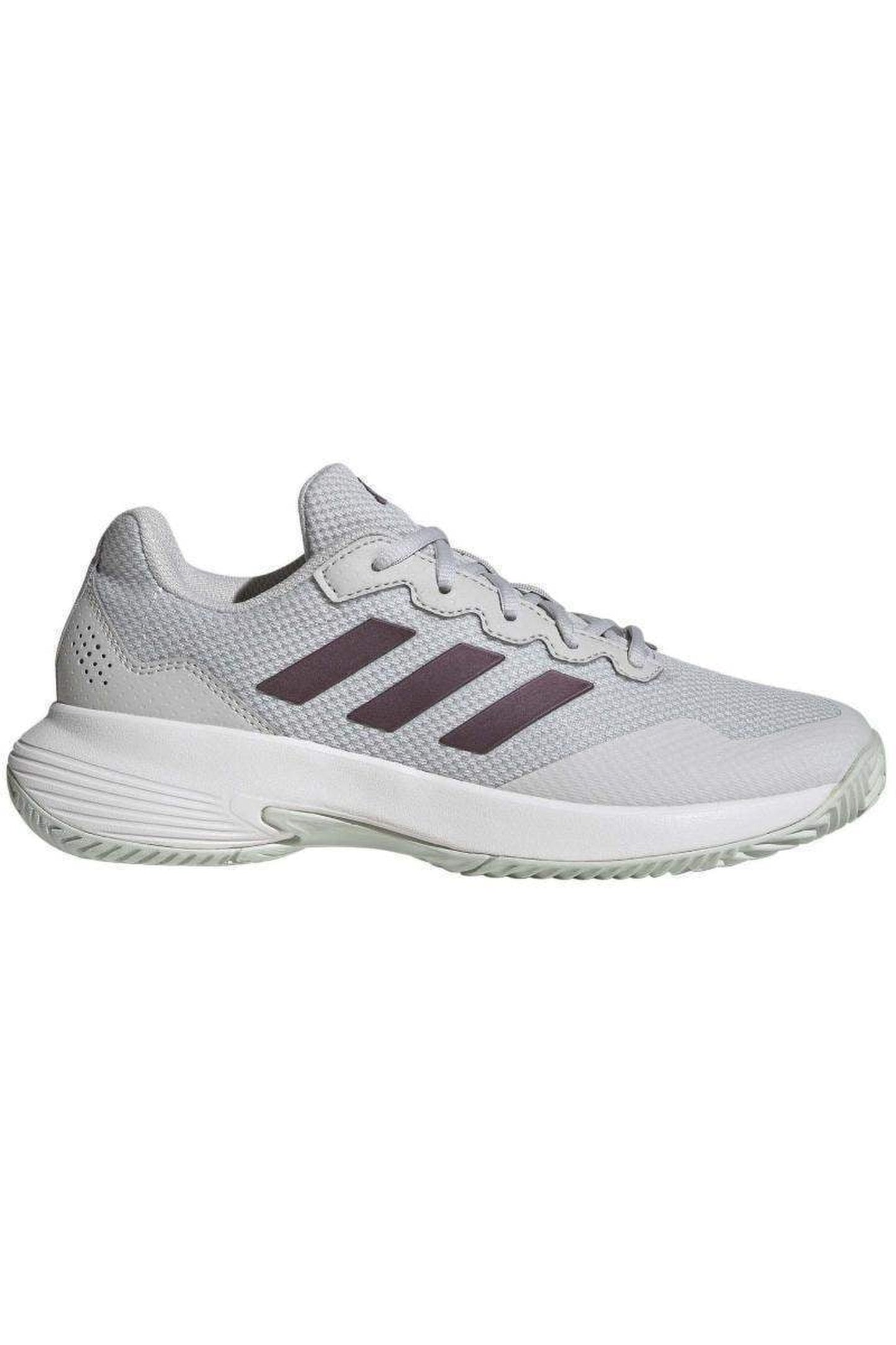 Sapatilhas de ténis adidas Gamecourt 2.0 com design leve, malha respirável e sola Adiwear para piso duro.