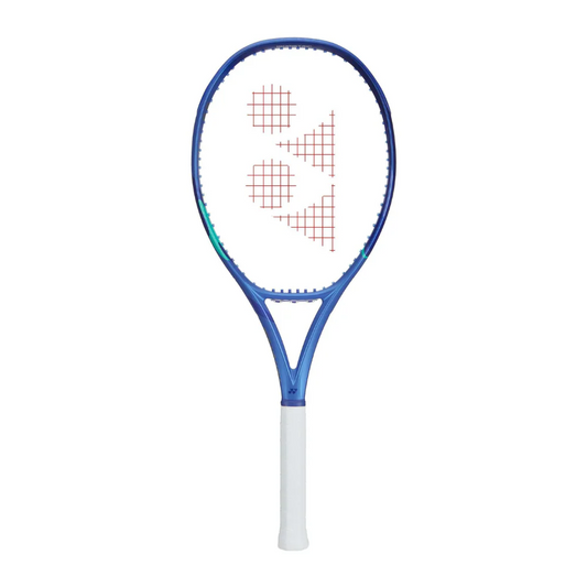 Raquete Yonex EZONE 100L Blast Blue vista frontal completa