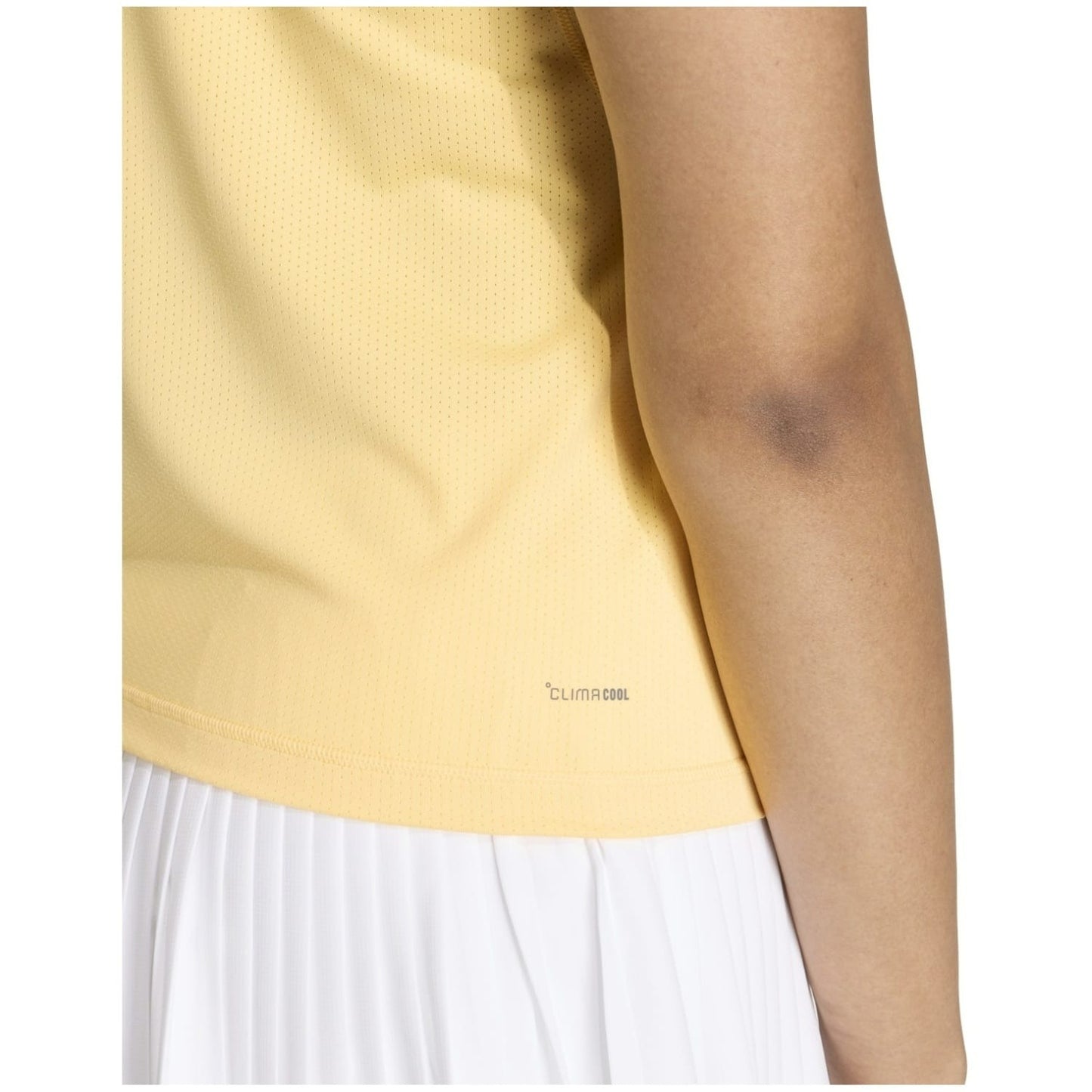 Top de Alças Adidas Club Tennis Amarelo