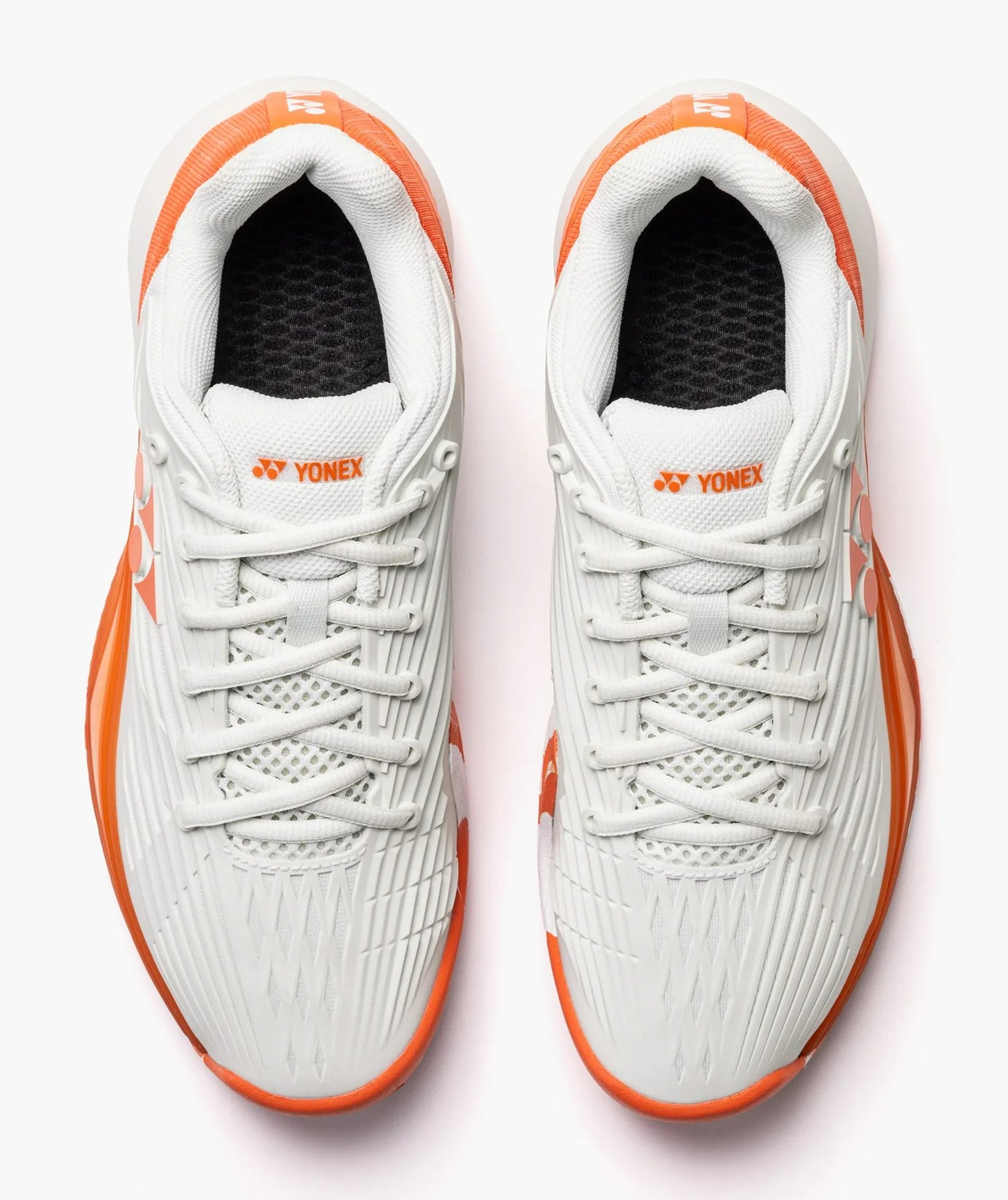 Sapatilhas Yonex Eclipsion 5 Clay - vista superior mostrando atacadores e Power Graphite Sheet