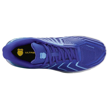 Vista superior das sapatilhas de ténis Ultrashot 4 Clay, com malha DURA MESH respirável e resistente.