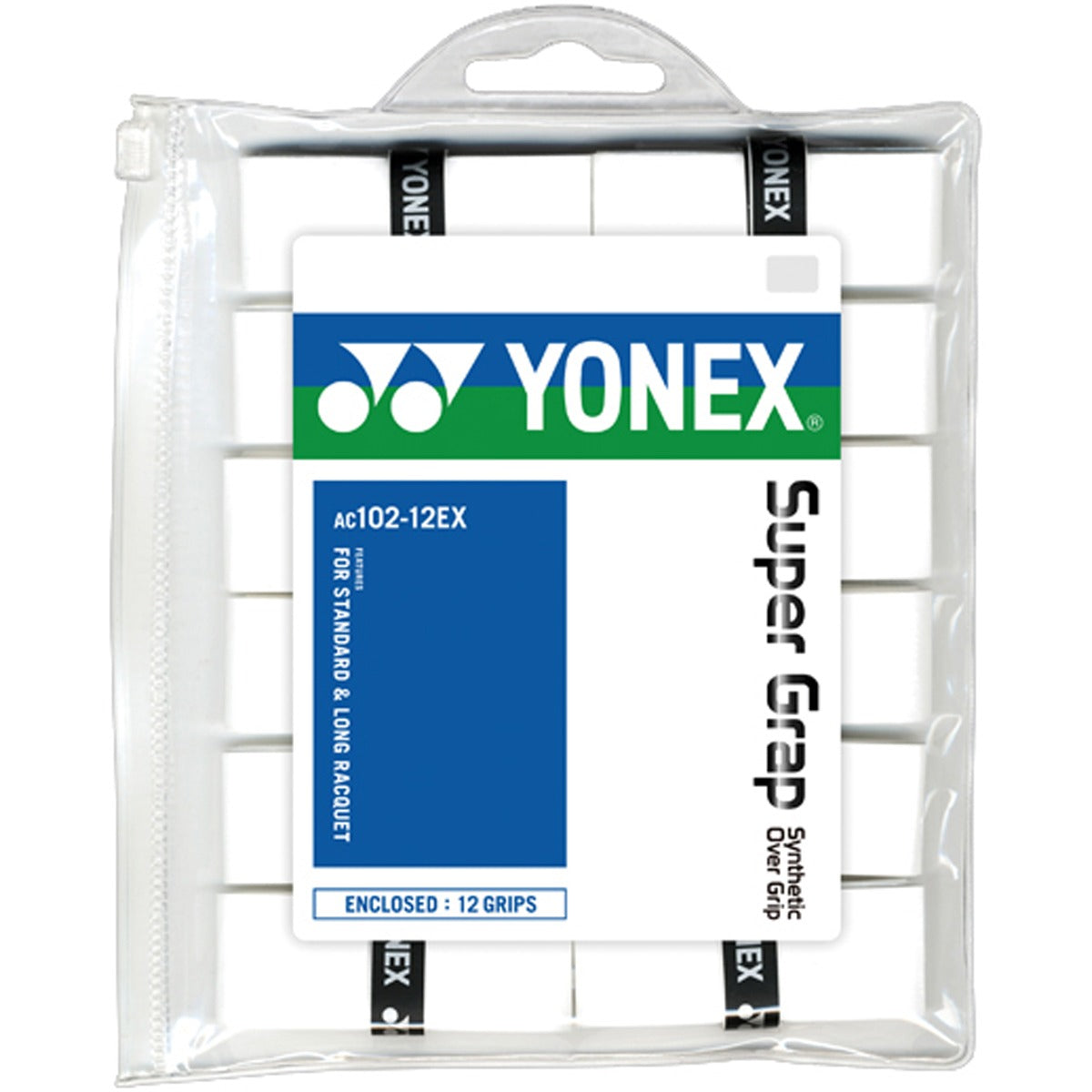 Overgrip Yonex Super Grap Branco (Pack 12)