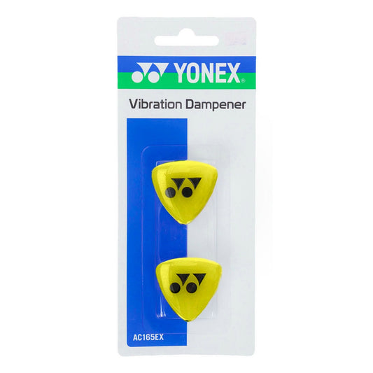 Antivibrador Yonex Vibration Stopper Pack 2 amarelo - estrutura de 3 camadas para reduzir vibrações das cordas